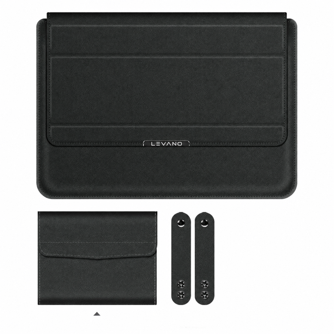 Levano GoDesk 4-in-1 Workstation Set in Black